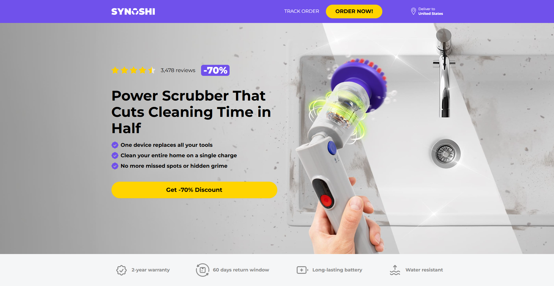 Synoshi Pro – Power Scrubber